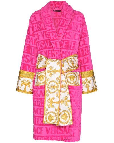 hot pink versace robe|versace robe women's pink.